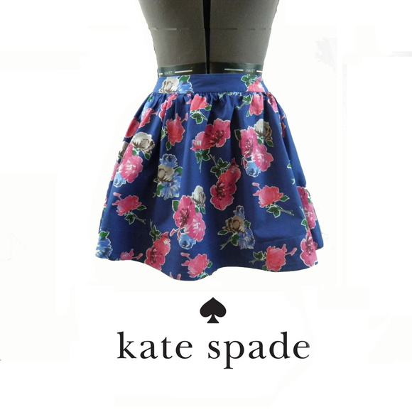 Kate Spade Floral Mini Skirt WITH POCKETS!! - Picture 1 of 7